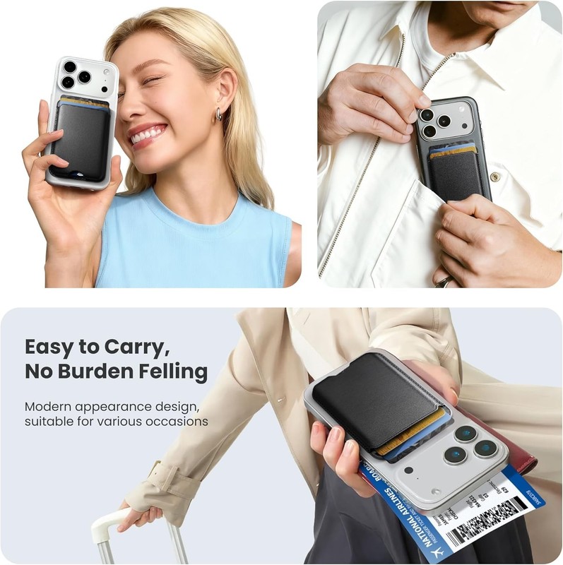 Stronger Magnetic Wallet for iPhone 17/16/15/14/13/12 Series & for MagSafe. gallery