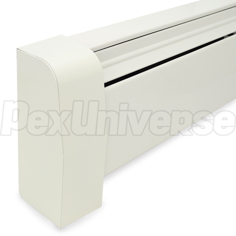Radiator~Baseboard End Cap LEFT Side -Nu-White- Fits Most Slant Fin ~Embassy~etc gallery