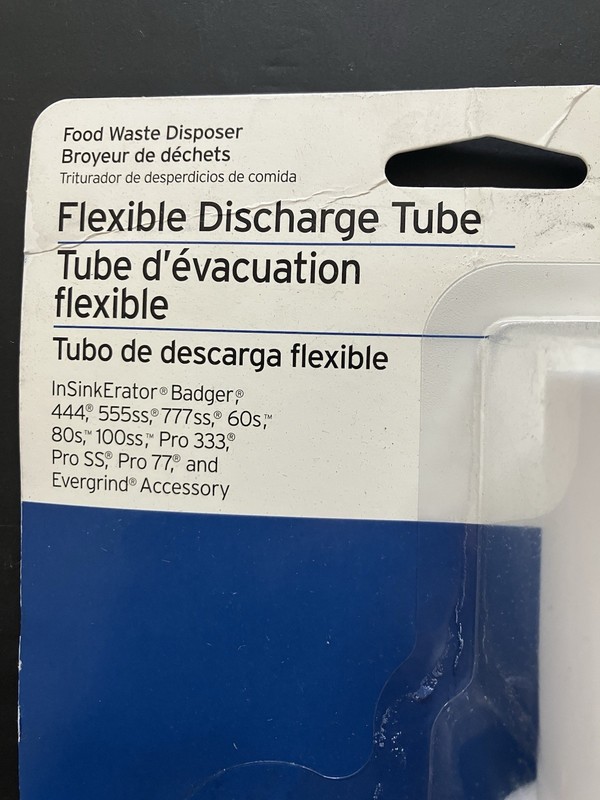 InSinkErator Disposal Flexible Discharge Tube Kit - 6" to 10" Part # FDT-00 gallery