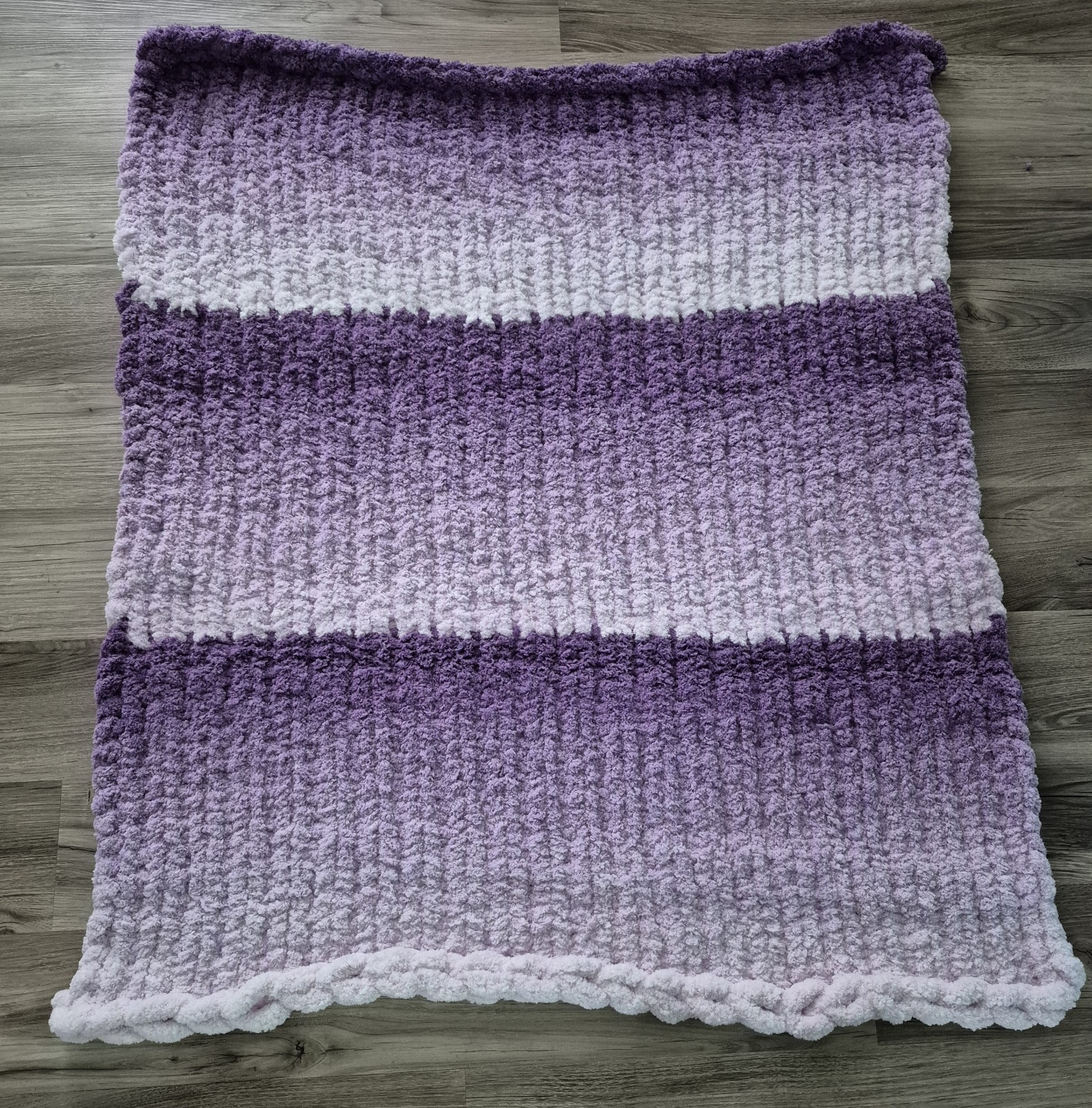 Handmafe Purple Phase Throw Blanket 36 X 48 In. gallery