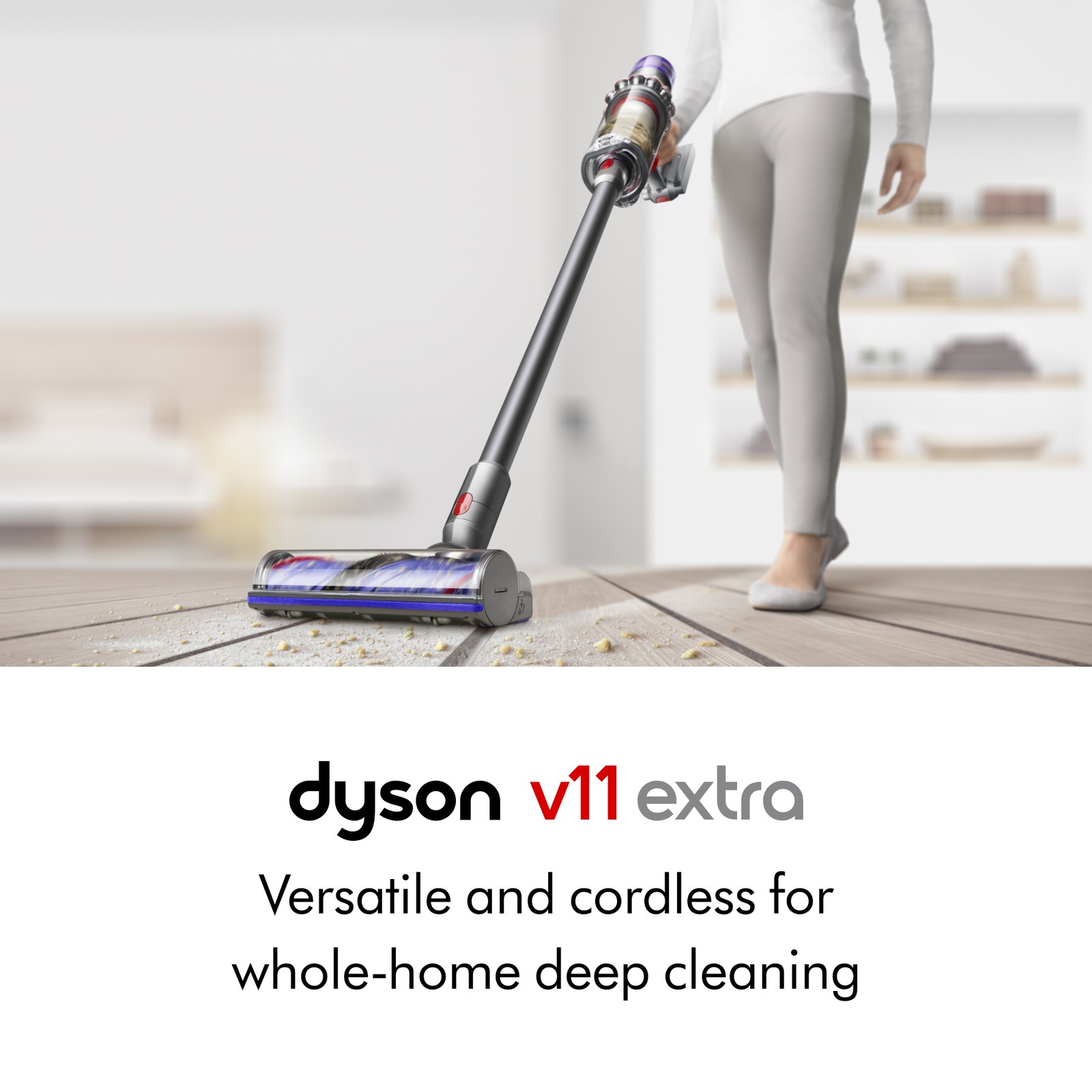 SV28 V11 Extra Cordless Vacuum Cleaner | Iron | Refurbished gallery