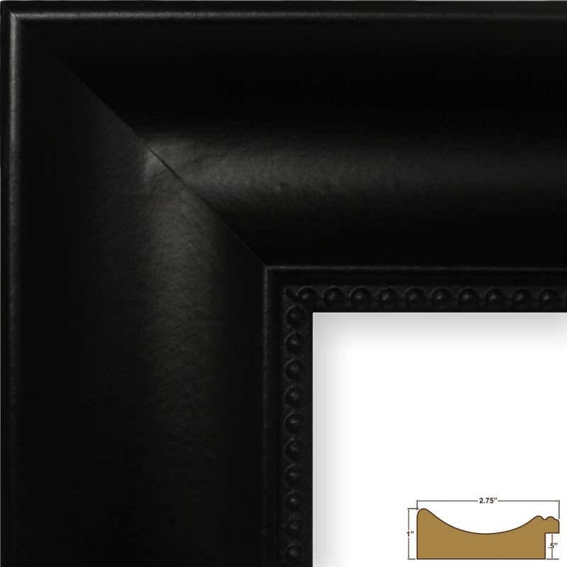 Craig Frames Impression Ornate, 2.75" Traditional Black Picture Frame gallery