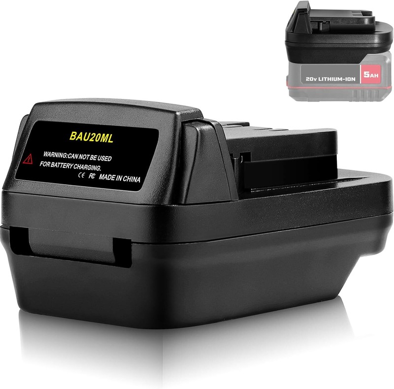 for Milwaukee 18V Tool Adapter for Bauer 20V Battery to for Milwaukee 18V Tool gallery