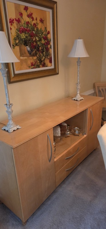 8 Piece Maple Dining Room SET, The Set also Includes 1 Leaf $350 gallery