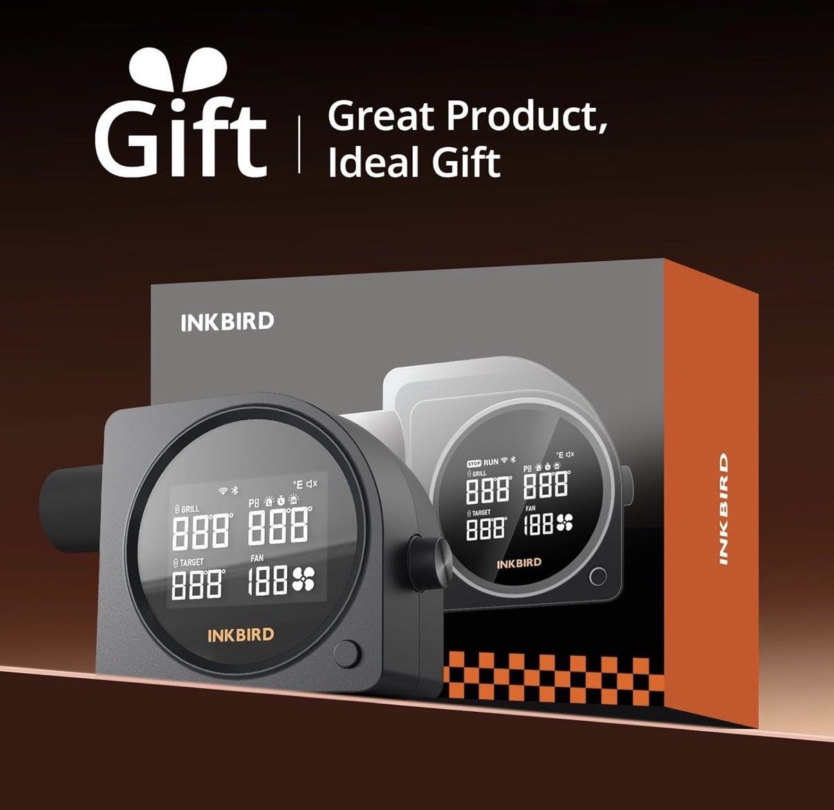 INKBIRD Automatic Smoker Fan Controller WiFi Bluetooth Infrared Thermometer Gun gallery