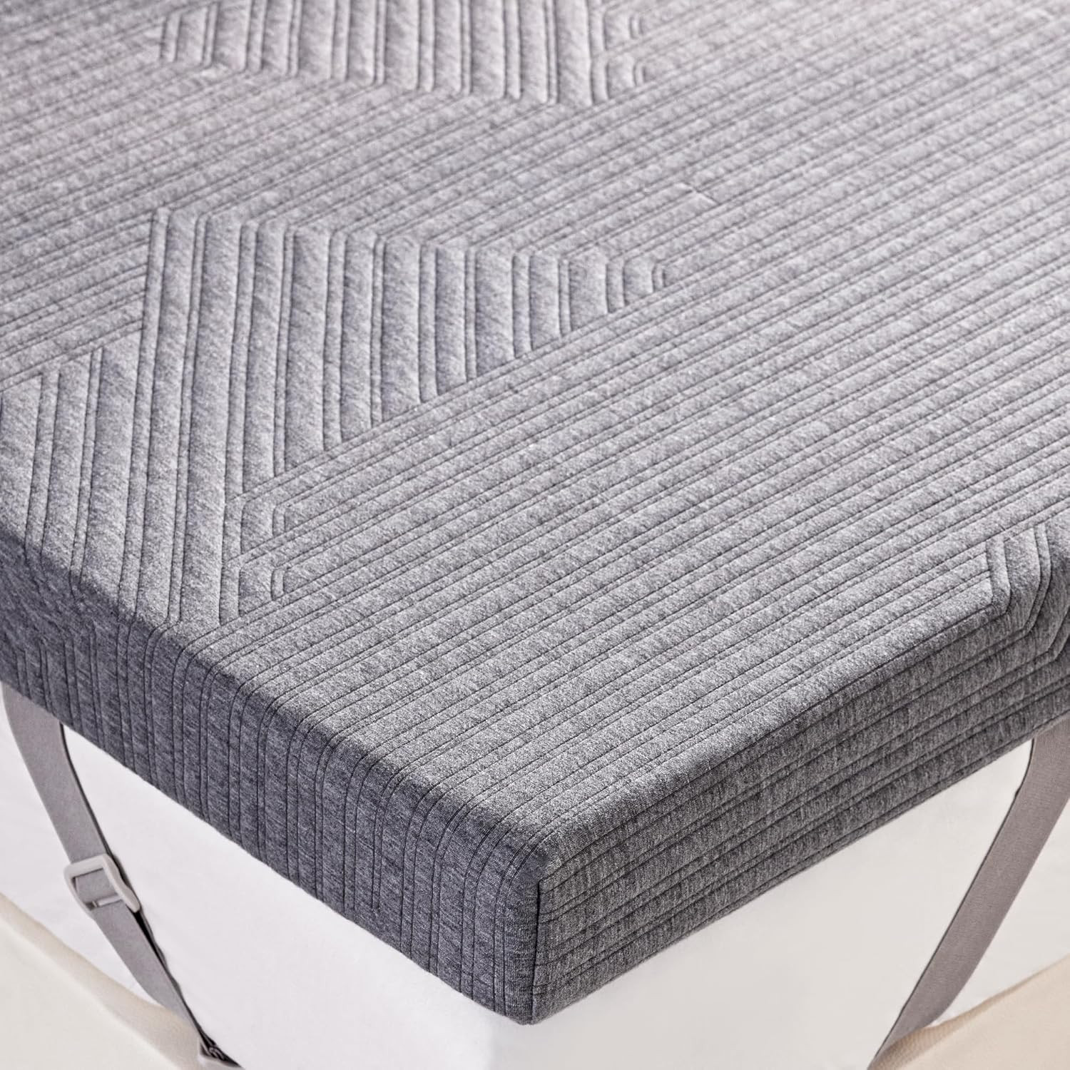 Extra Firm King Size Memory Foam Mattress Topper for Back Pain Relief gallery