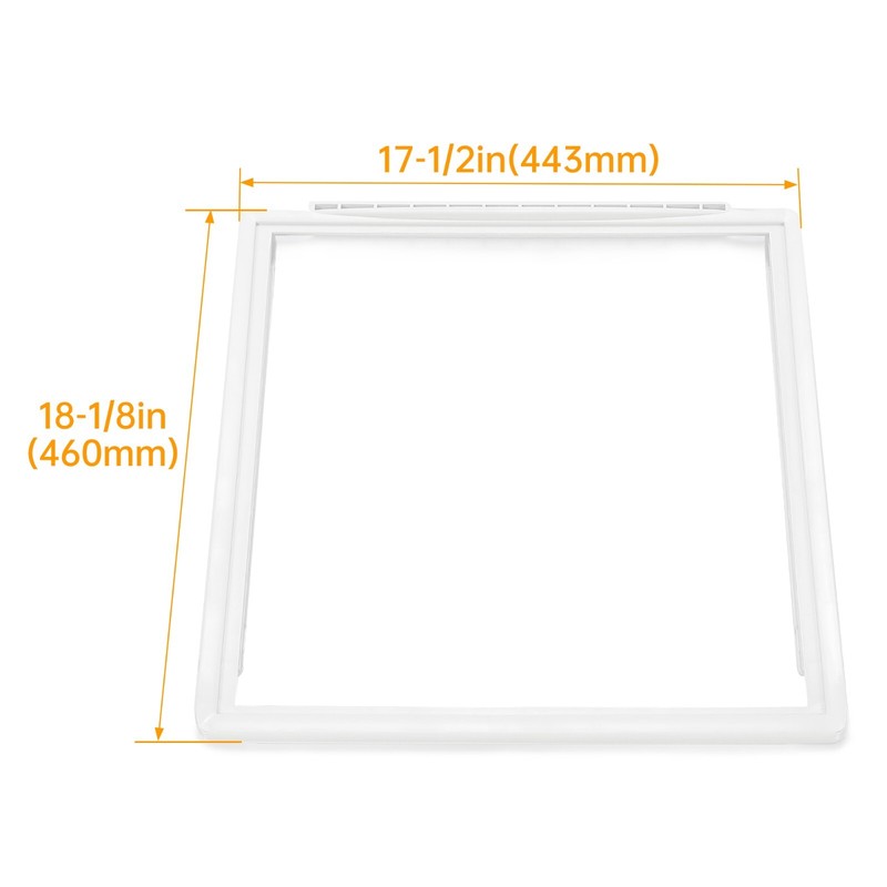 Refrigerator Drawer Cover Pan Shelf Frame For Electrolux Frigidaire 241969501 gallery