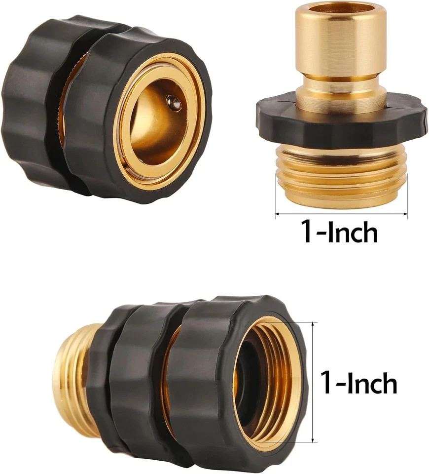 6 Set Quick Connect Hose Fittings for Garden Hose Quick Connector with Gasket gallery