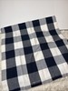 Navy Buffalo Plaid Cloth Napkins 19.5”x19.5” Gingham Check Set of 2 Used gallery