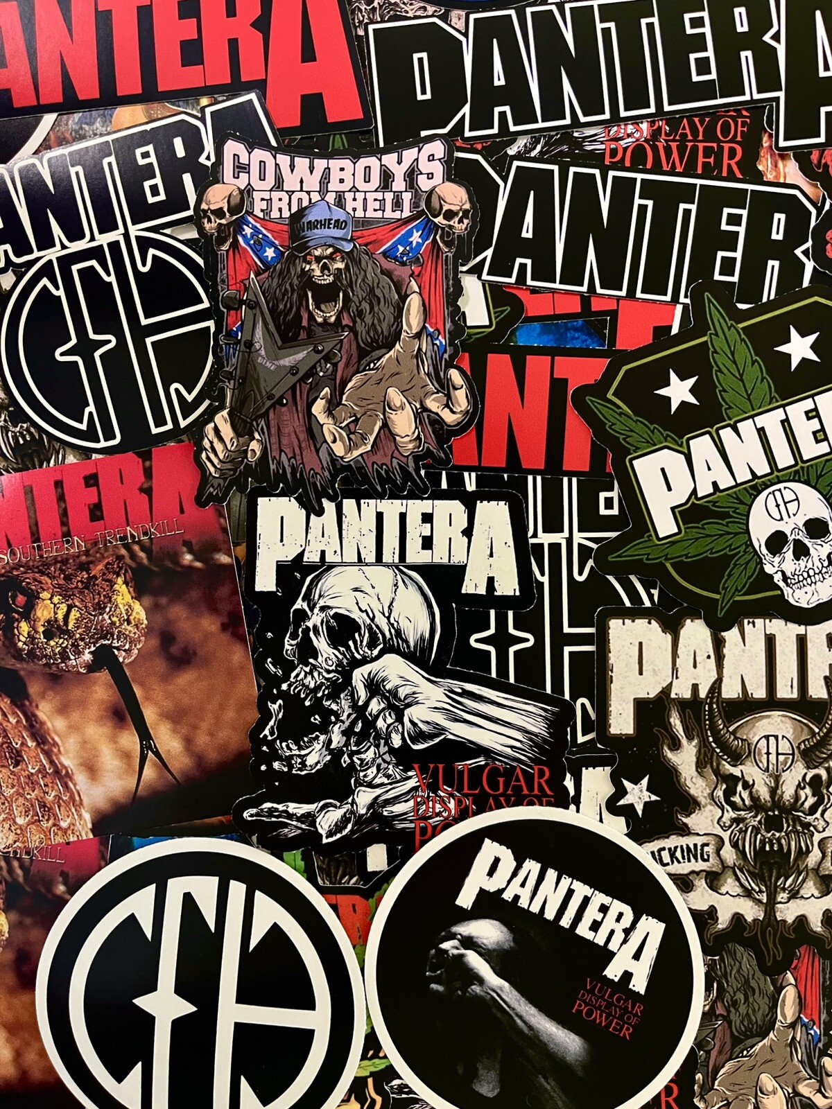 Pantera Sticker Pack - Heavy Metal Sticker Pack , Vulgar Display Of Power gallery