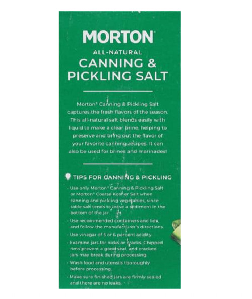 Morton box Canning and Pickling Salt 4 Lb Box gallery