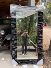 Huge Unique Mirror – 82” x 44” (6ft8in x 3ft7in) Custom RARE Deco – Hotel/Ballro