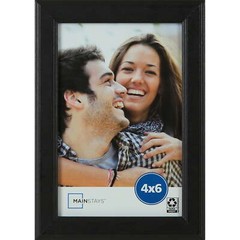 4×6 Step Black Basic Tabletop Picture Frame