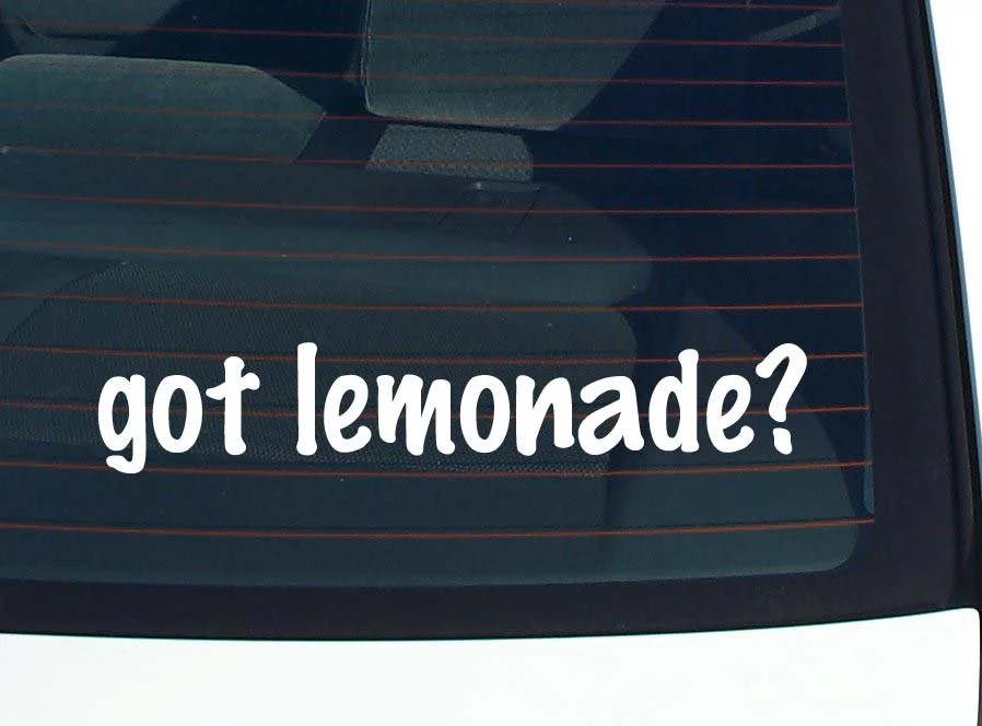 got lemonade? CAR DECAL BUMPER STICKER VINYL FUNNY JOKE WINDOW gallery