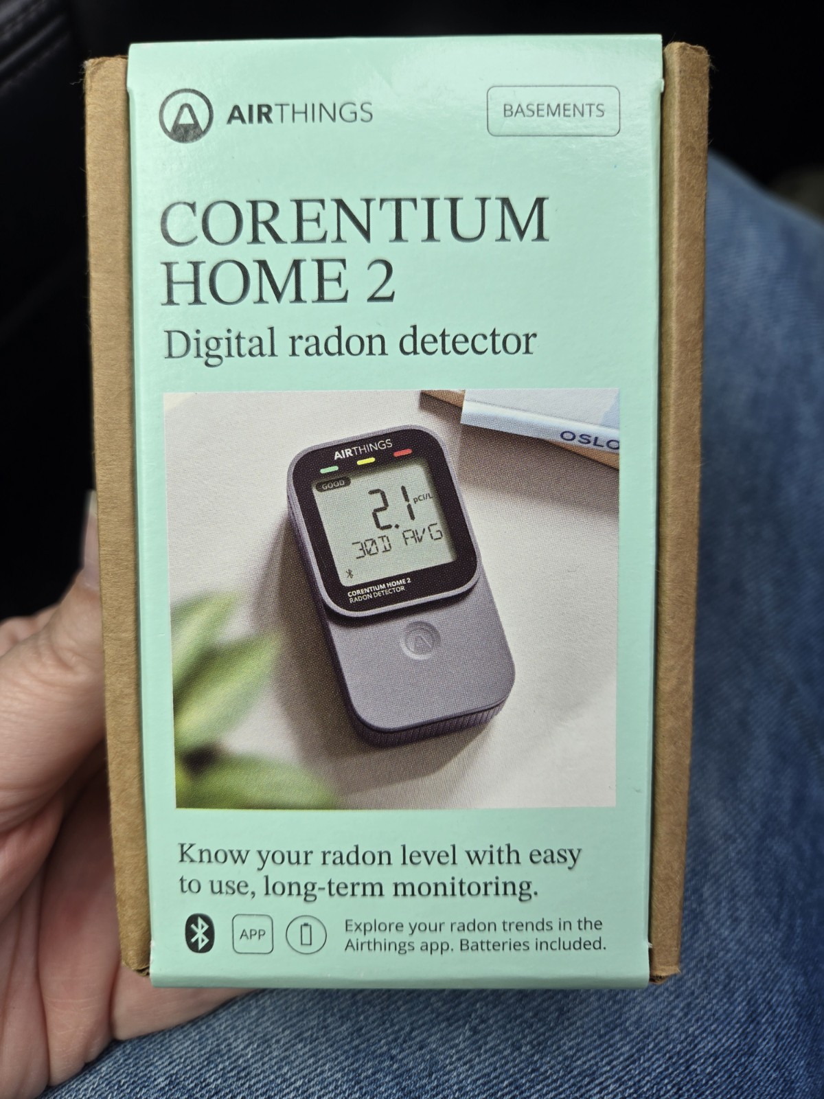Airthings Corentium Home 2 Digital Radon Detector FREE S&H! New Open Box Gas Det gallery