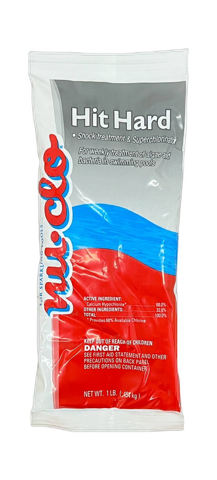 NuClo Hit Hard Cal-Hypo Shock for Swimming Pools 1 lbs. gallery