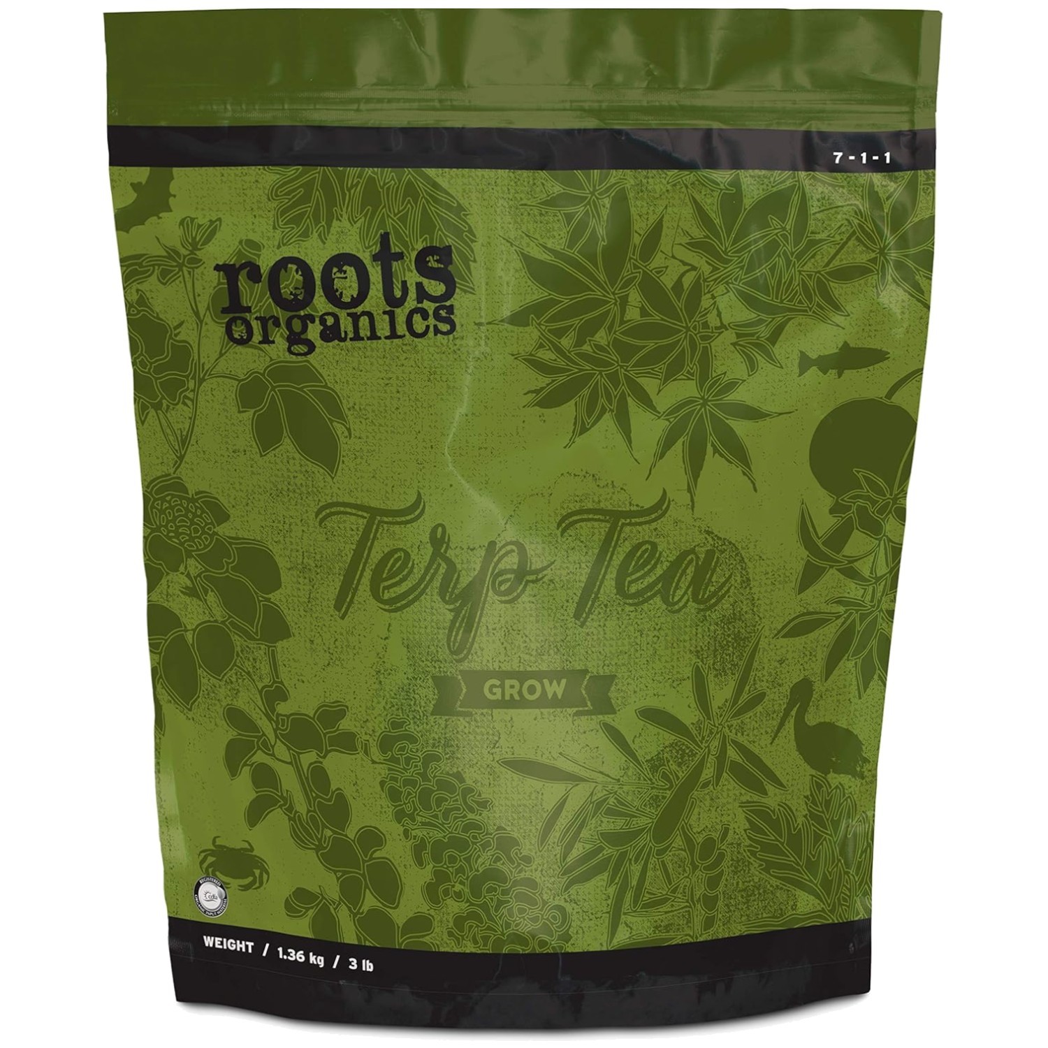 Terp Tea Grow 3 lb Organic Fertilizer – Boost Vigor with Beneficial Mycorrhizae gallery