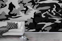 3D Camouflage Texture Wall Murals Wallpaper Murals Wall Sticker