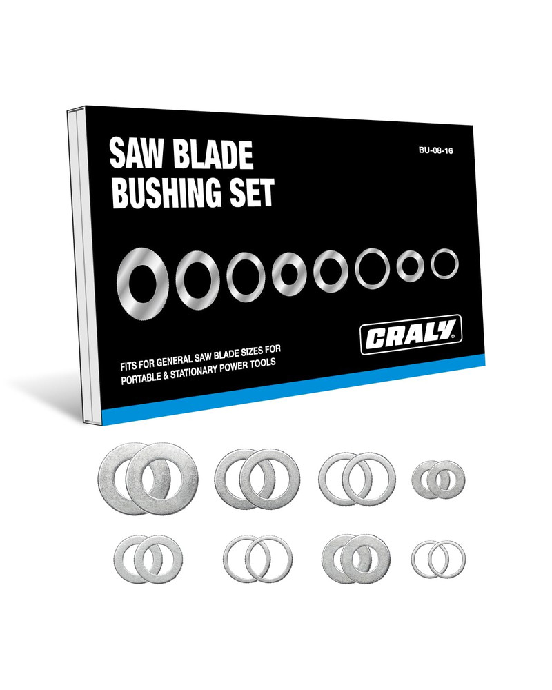 Saw Blade Bushing Set, Arbor Adapter Kit, Reduction Ring Combo, 30Mm-5/8'', 20Mm