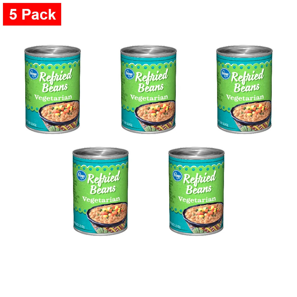 KG Vegetarian Refried Beans 16 oz - 5 Pack gallery