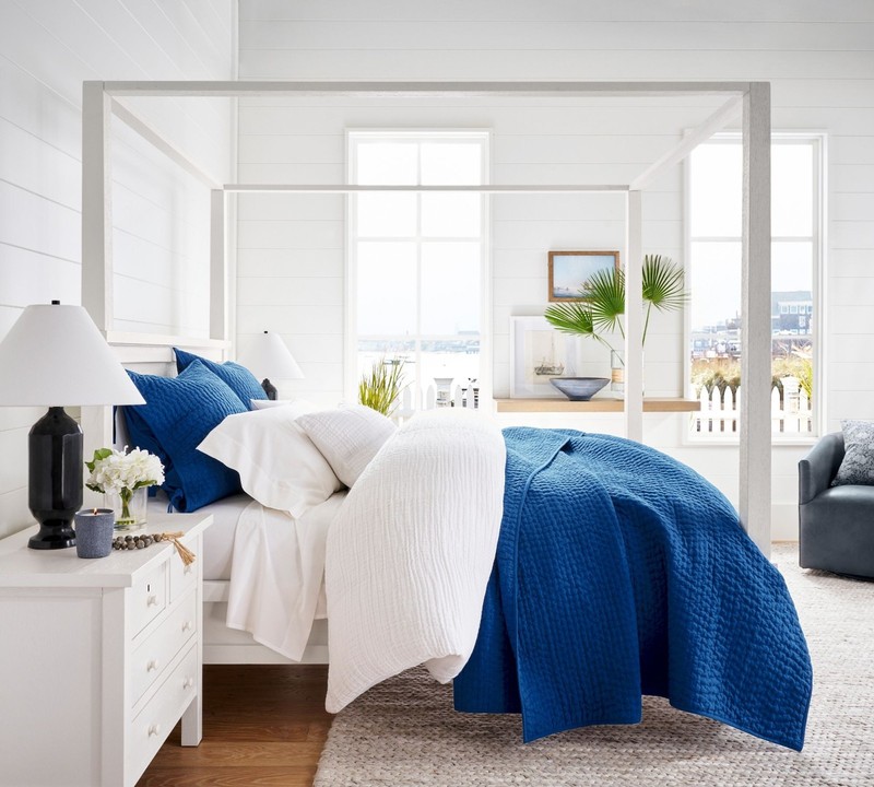 Pottery Barn - 400-Thread-Count Organic Percale Sheet Set 4166596 - Clearance gallery