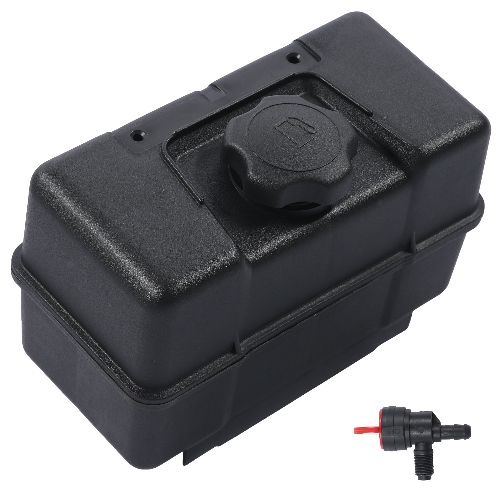 4 Quart Plastic Fuel Tank w/ Cap & Shut-Off Valve Fit for Briggs & Stratt 691993 gallery