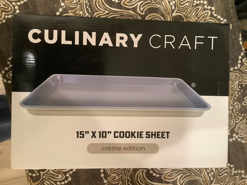 Culinary Craft 15"x10" Cookie Sheet - "Crème Edition" - New in box - Fast Ship gallery