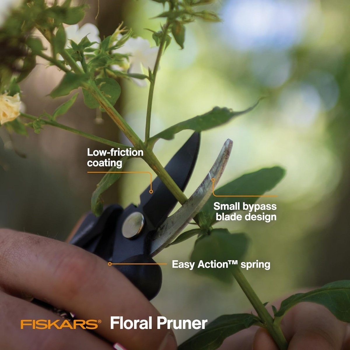 New Sealed Fiskars Floral Pruner w/Stem Stripper (Model 9926) gallery