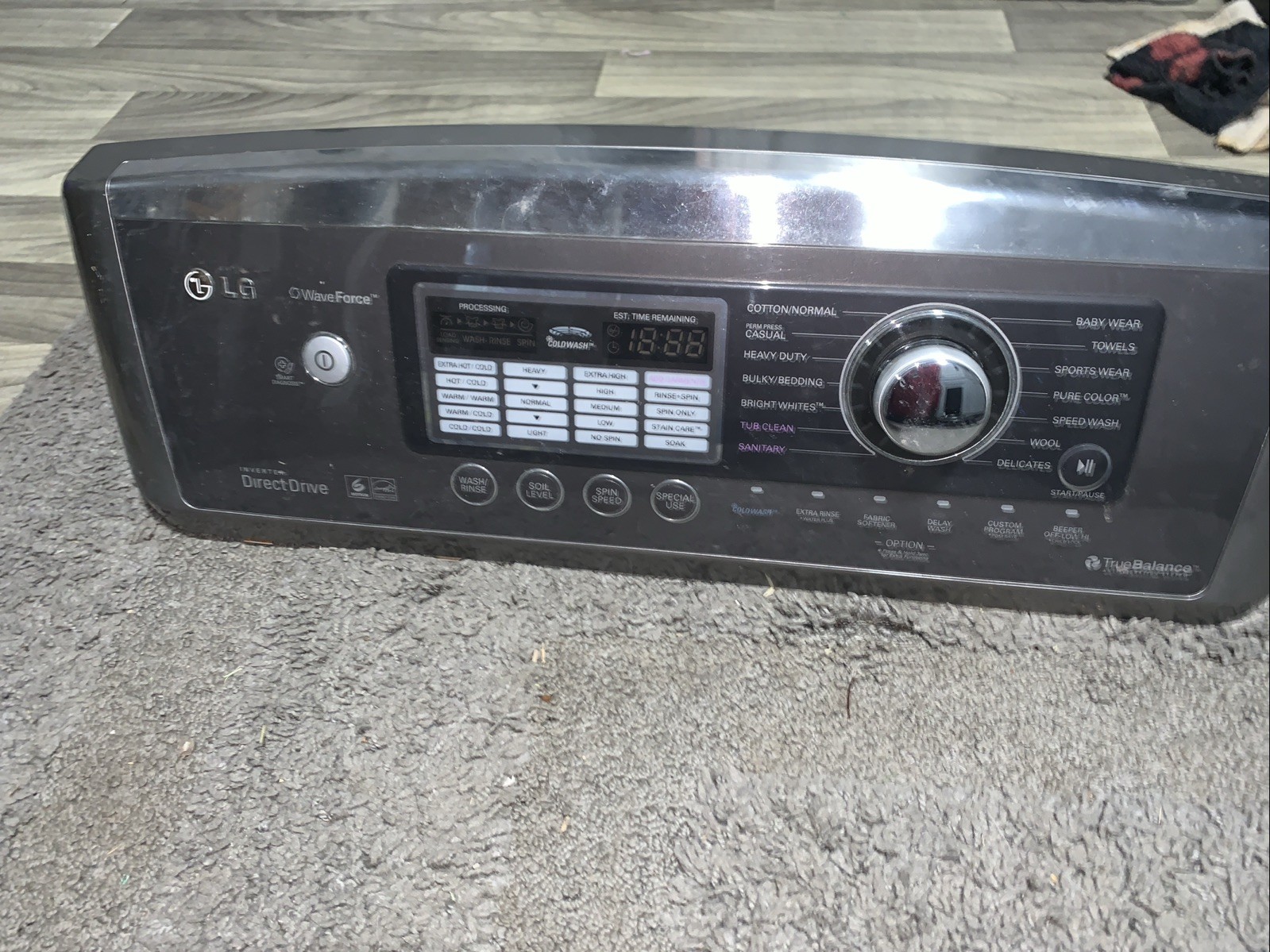 LG WT6105CW Washer Control Panel gallery