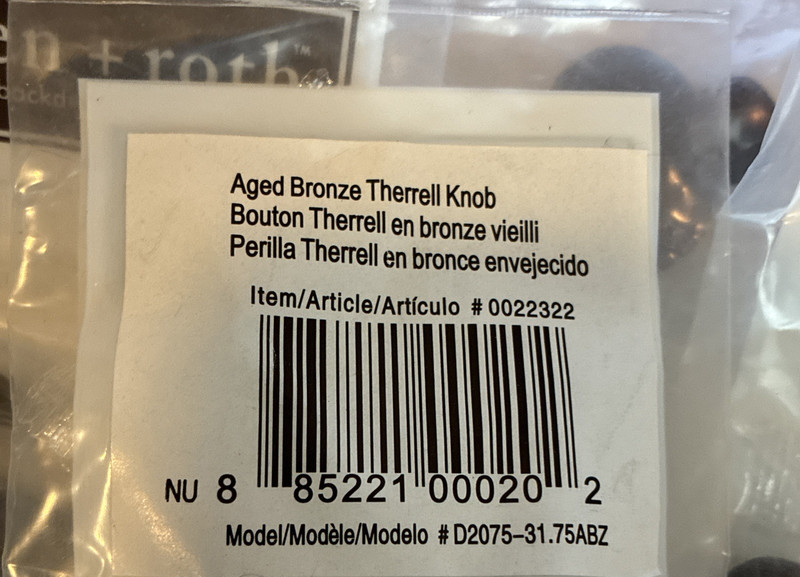 Allen + Roth Aged Bronze Cabinet Knobs Lot of 13 Basketweave 1-1/4" Round New gallery