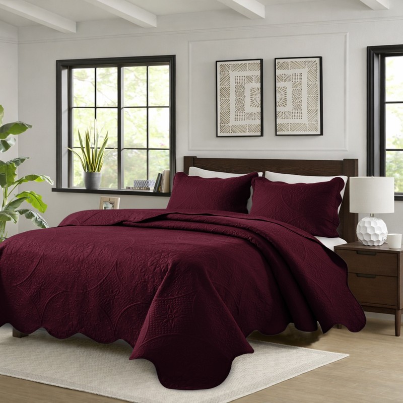 Lightweight Summer Bedspread Sets Soft Reversible Quilt Bedding Twin Queen King gallery