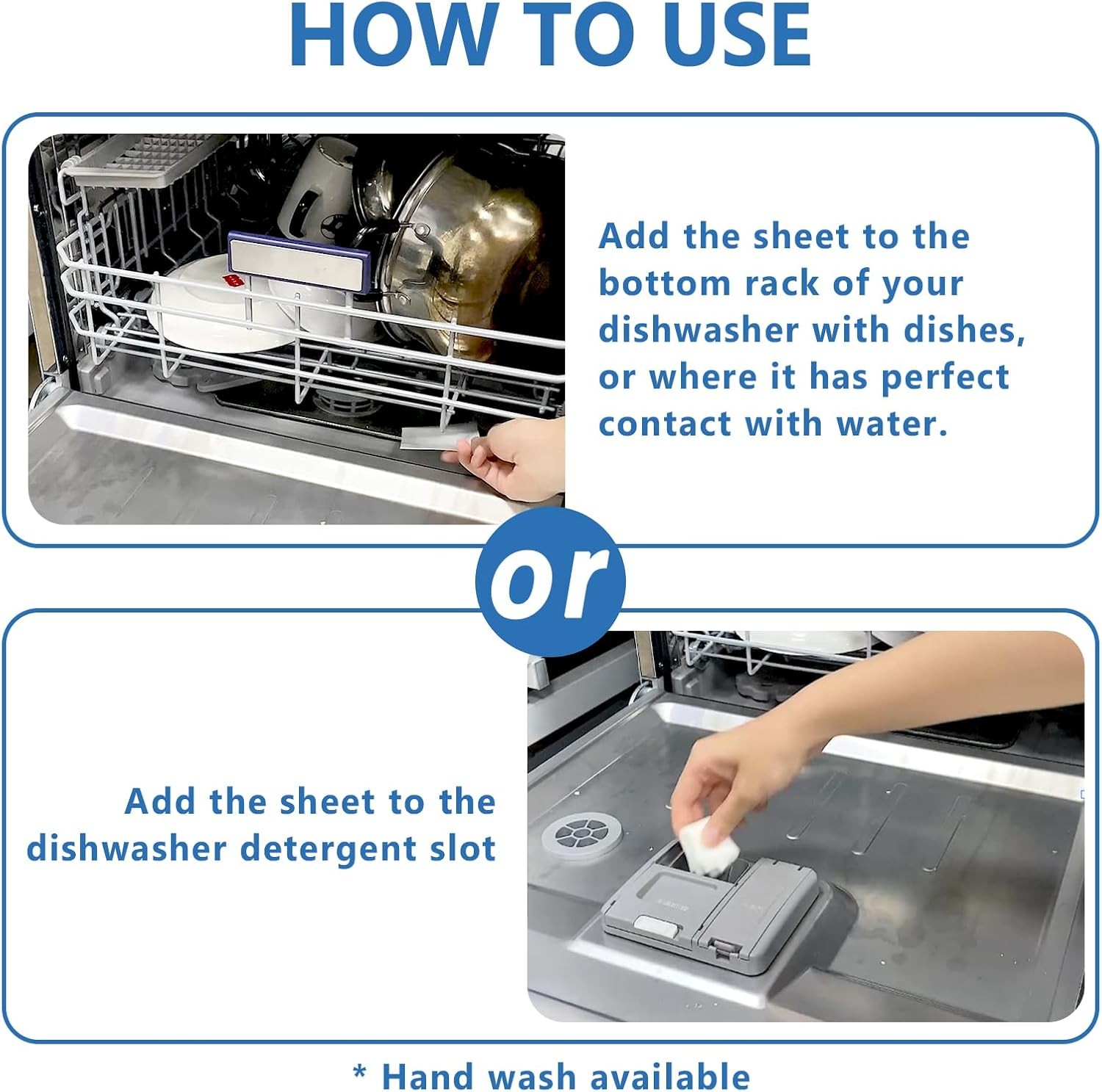 Eco-Friendly Dishwasher Detergent Sheets, Unscented & Biodegradable, 32 Loads gallery