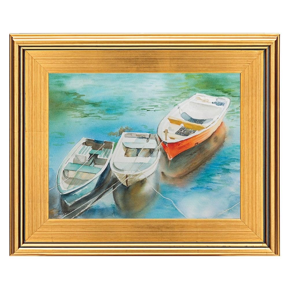 Creative Mark Plein Air Style Frame, Hand Leafed Gold, 11x14-2.75 Wide Mould... gallery