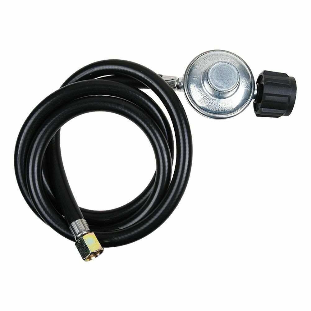 LP Regulator & Gas Hose with 1 PSIG Constant Pressure Valve for Cooker & Grill gallery