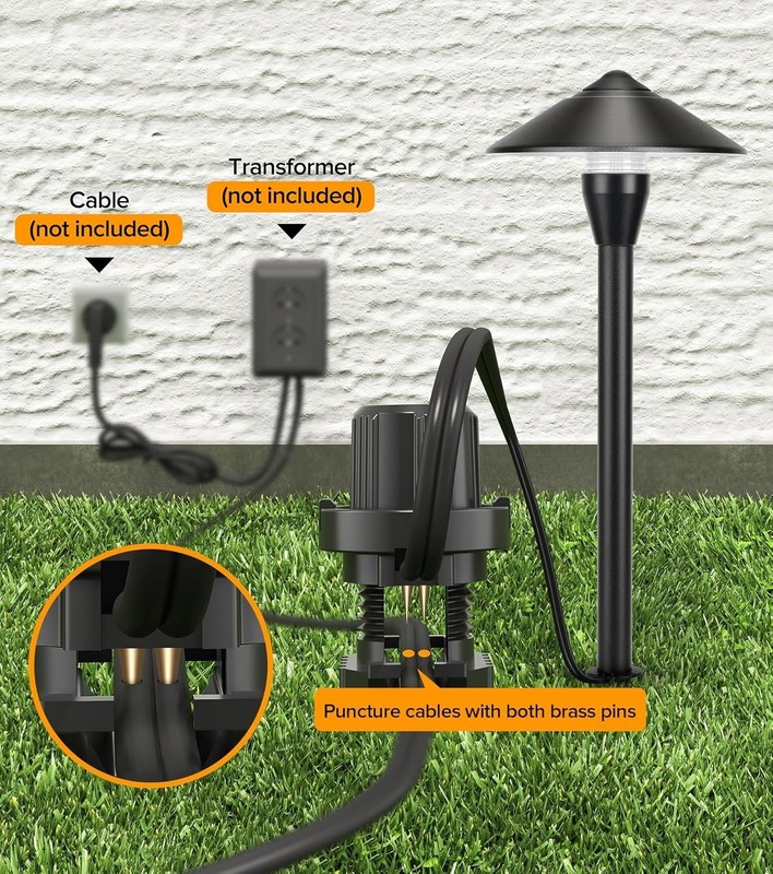 12V Low Voltage Pathway Lights,Die-cast Aluminum Pathway Lights with Connector.. gallery