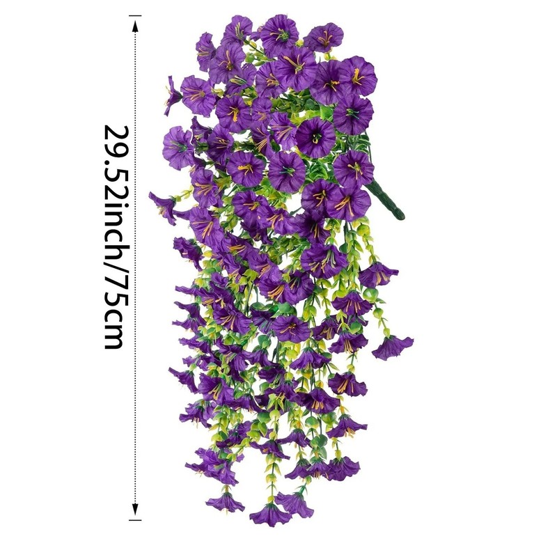 1P 75cm Artificial Flowers, Plastic Plants for Outdoor Indoor Hanging Decoration gallery