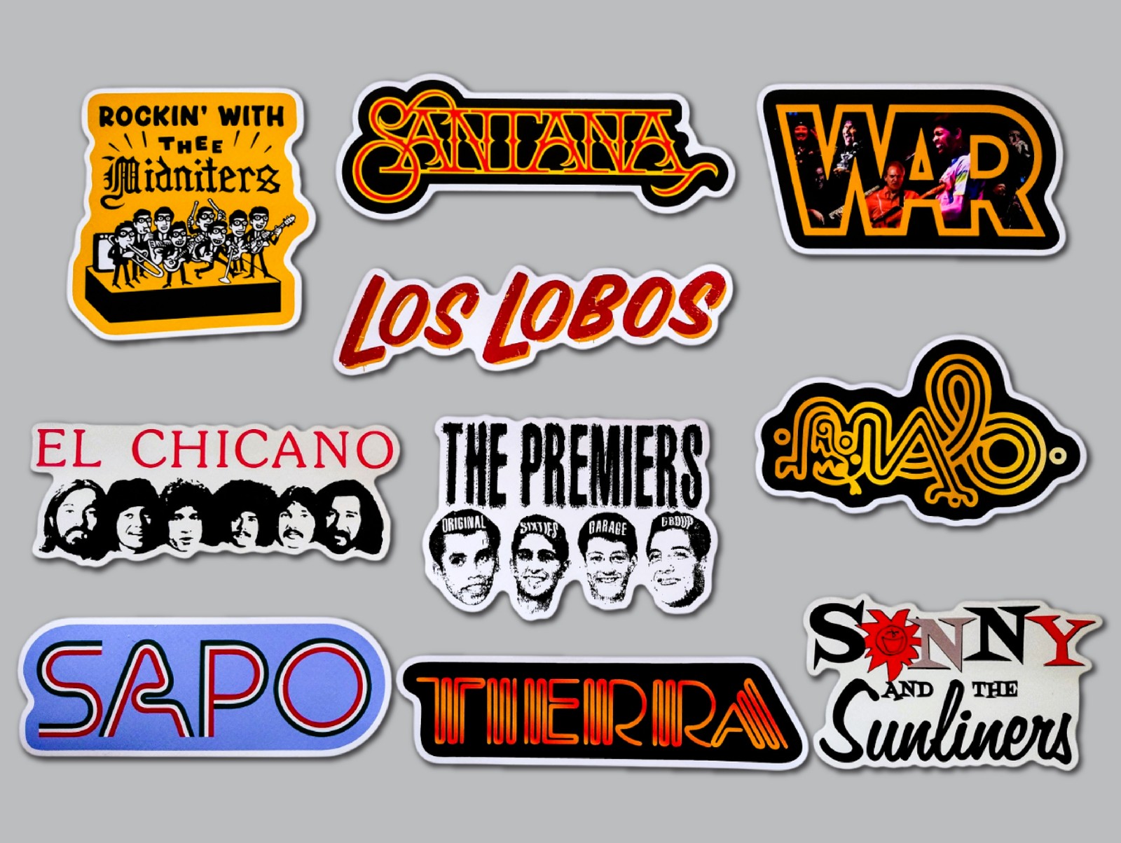 Oldies Music Sticker Pack (10 Stickers) Set 2 chicano soul funk lowrider decals gallery