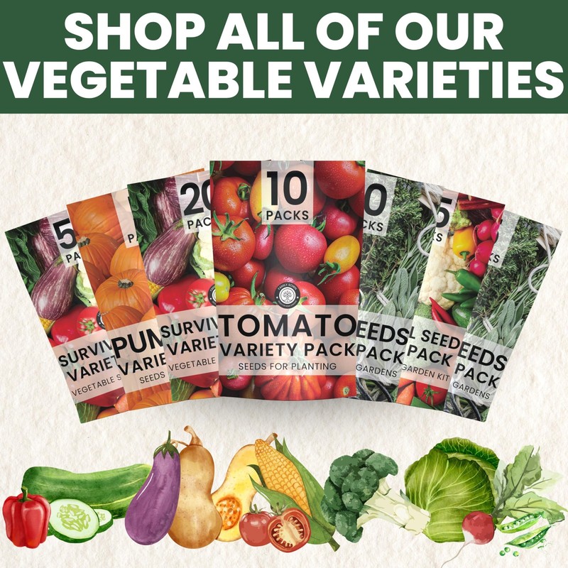 35 Vegetable Seed Packets | Survival Variety Pack | 2026 Season | Individuall... gallery