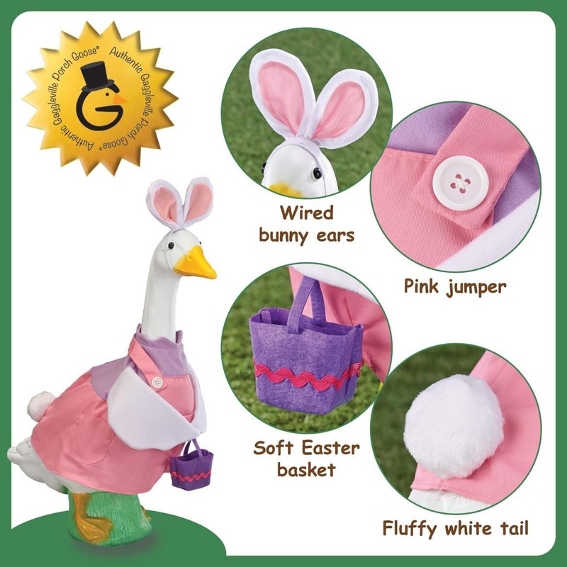 Fox Valley Traders Gaggleville Easter Bunny Girl Large, gallery
