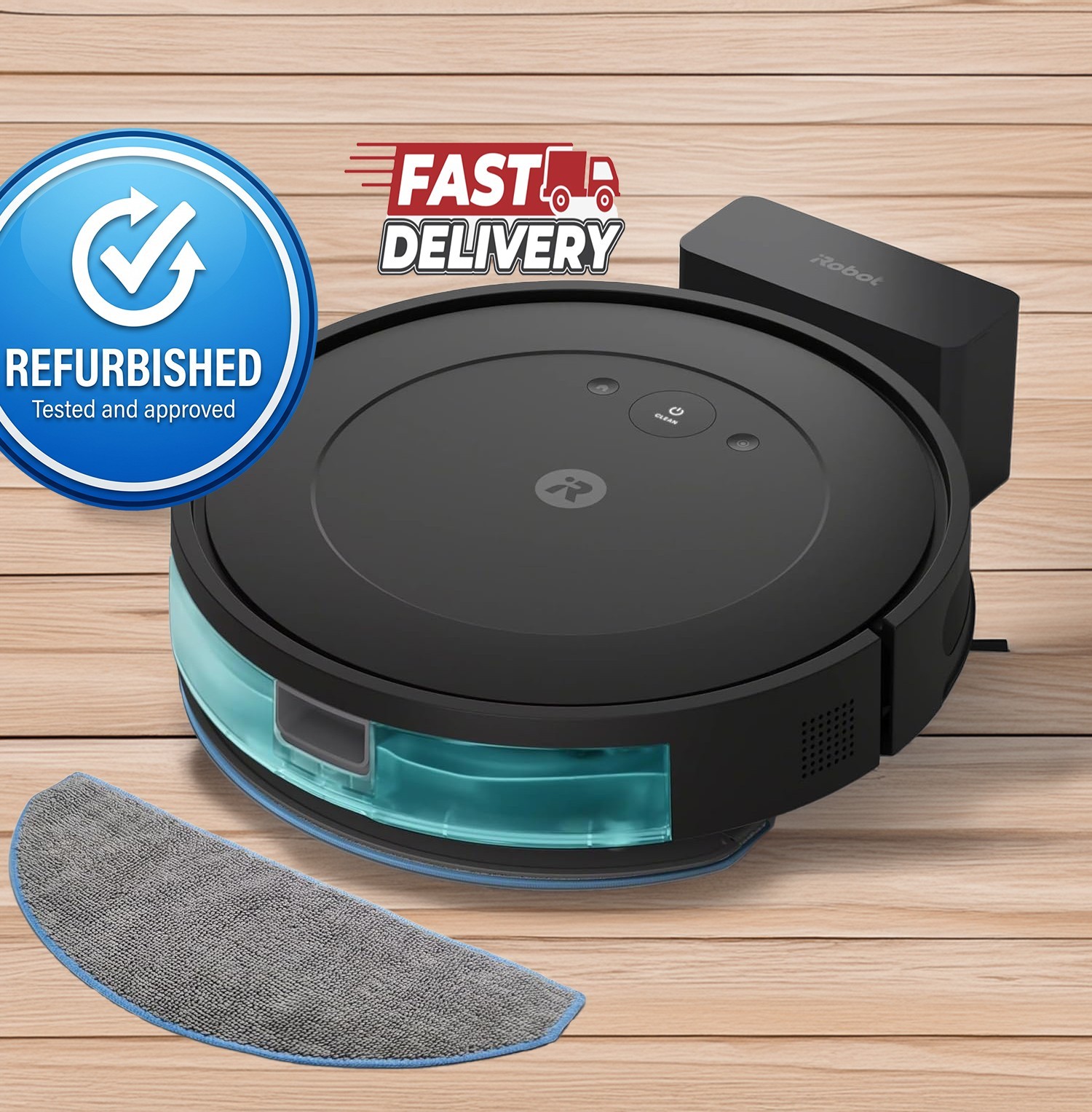 iRobot Roomba Combo Y0110 Robot Vacuum Mop Alexa ✅Professional Restored gallery