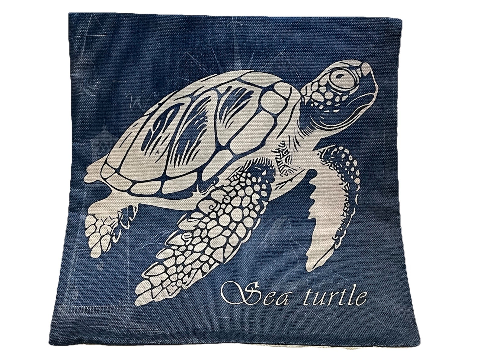 Sea Turtle Beach Nautical Coastal Spring Summer Throw Pillow Cover Home Decor gallery