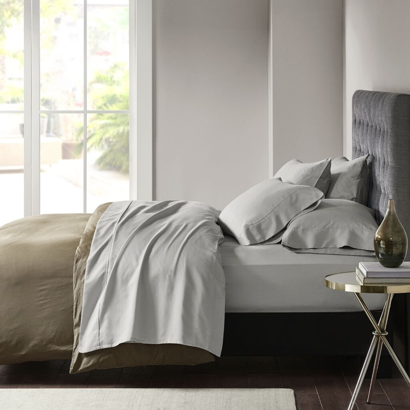 Madison Park 800 Thread Count Cotton Blend Sateen Deep Pocket Bed Sheet Set gallery