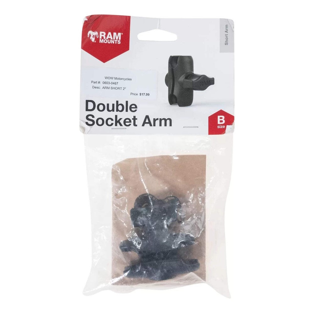 RAM Mounts Double Socket Arm - Size B