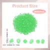 2000-Pack Glow in the Dark Rocks, 0.31"-0.47" Resin Pebbles Stones [Cyan] gallery