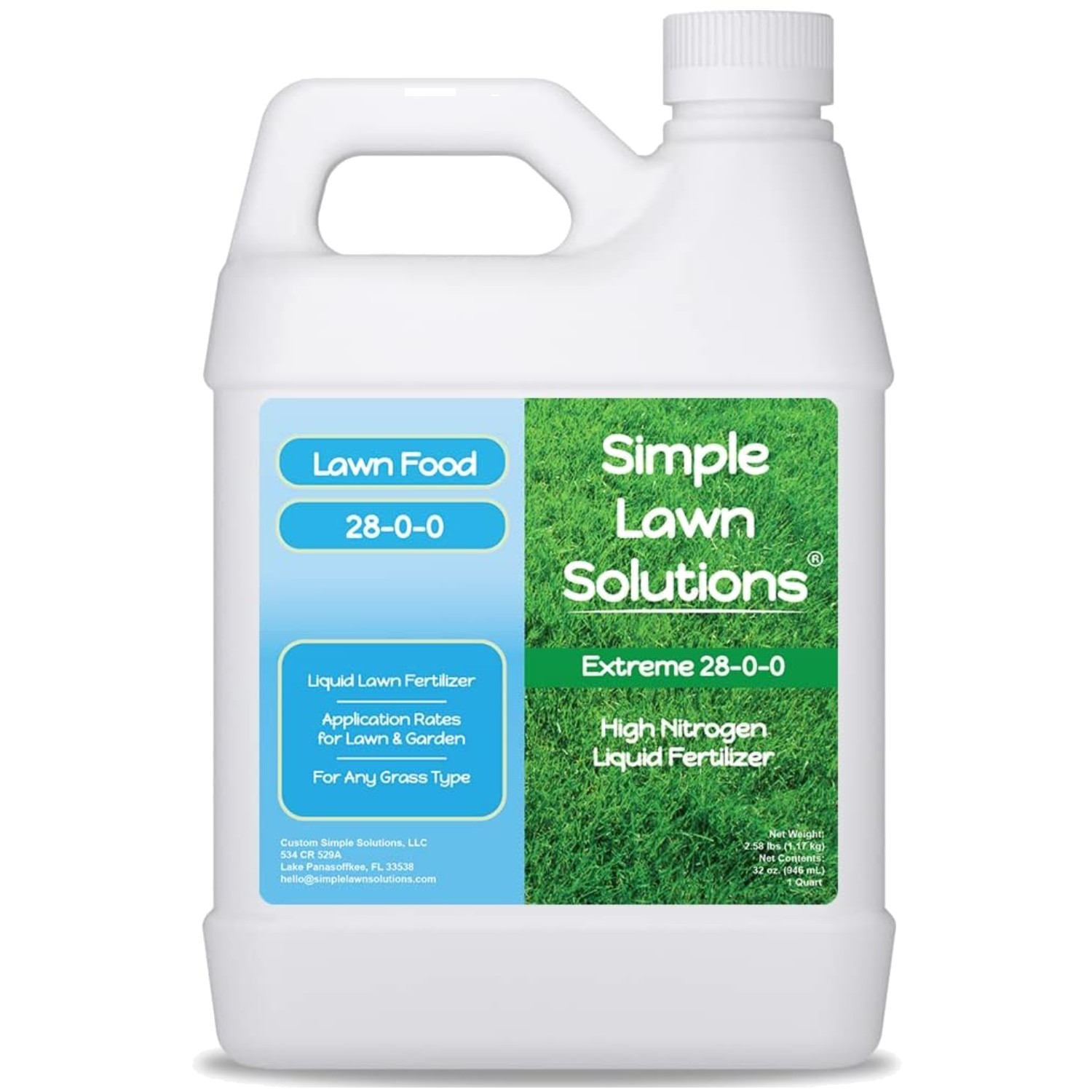 Liquid Lawn Fertilizer 28-0-0 = Quick & Slow Release Blend for Thick Green Grass gallery