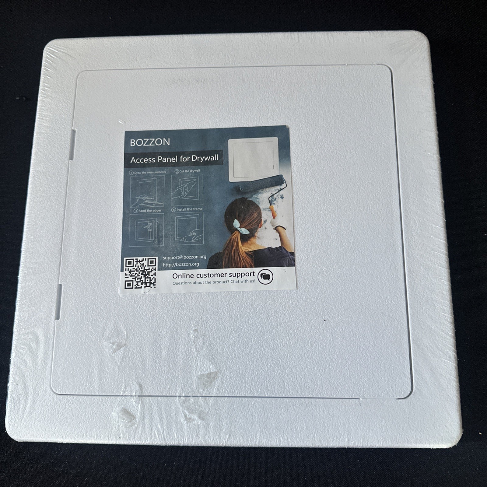 Access Panel for Drywall 8”X8” Access Door White Plastic - Bozzon - New gallery
