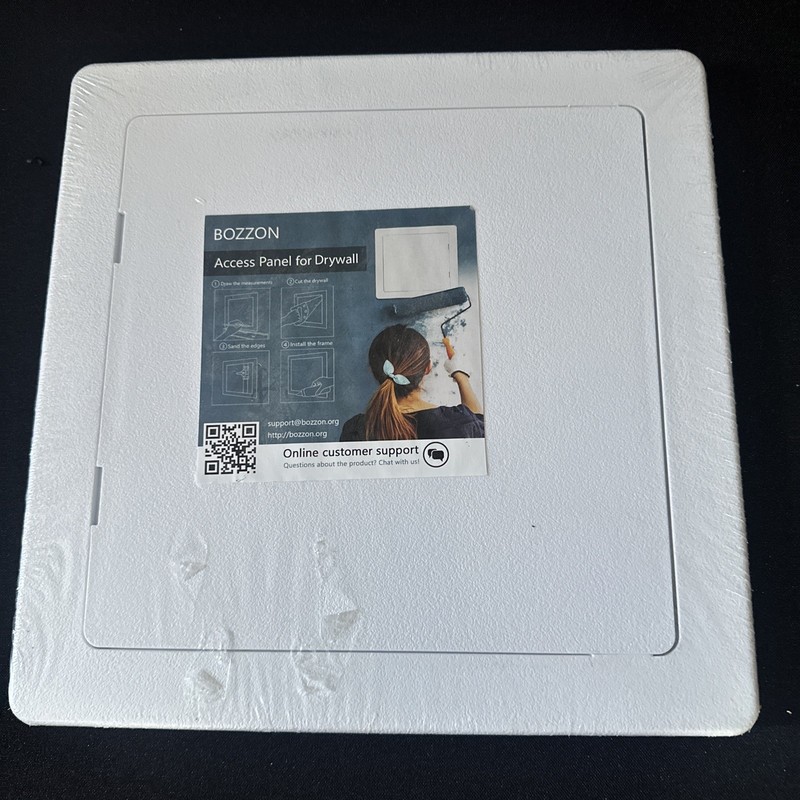 Access Panel for Drywall 8”X8” Access Door White Plastic - Bozzon - New gallery
