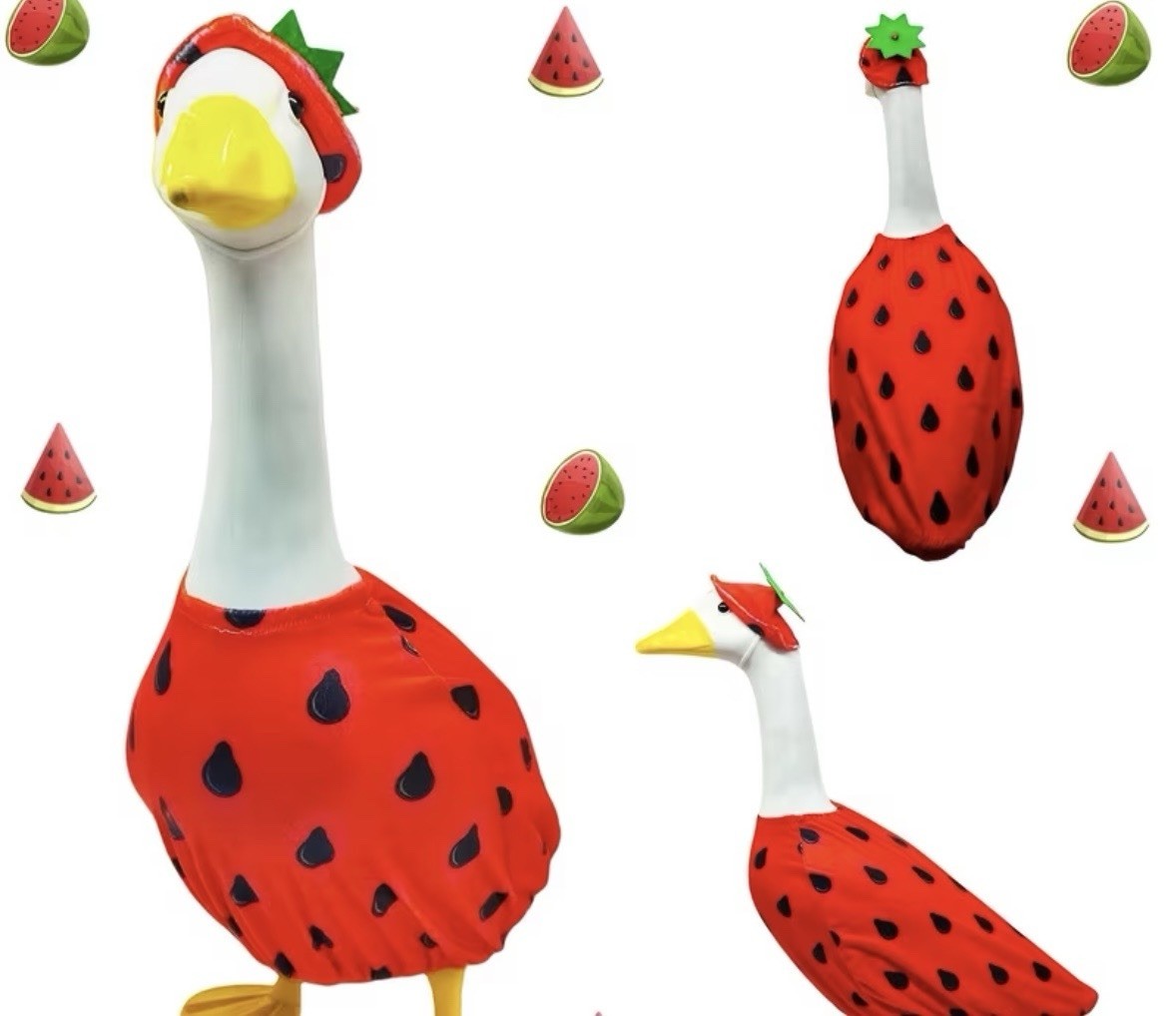 🍉NWT Watermelon Themed Porch Goose Outfit gallery