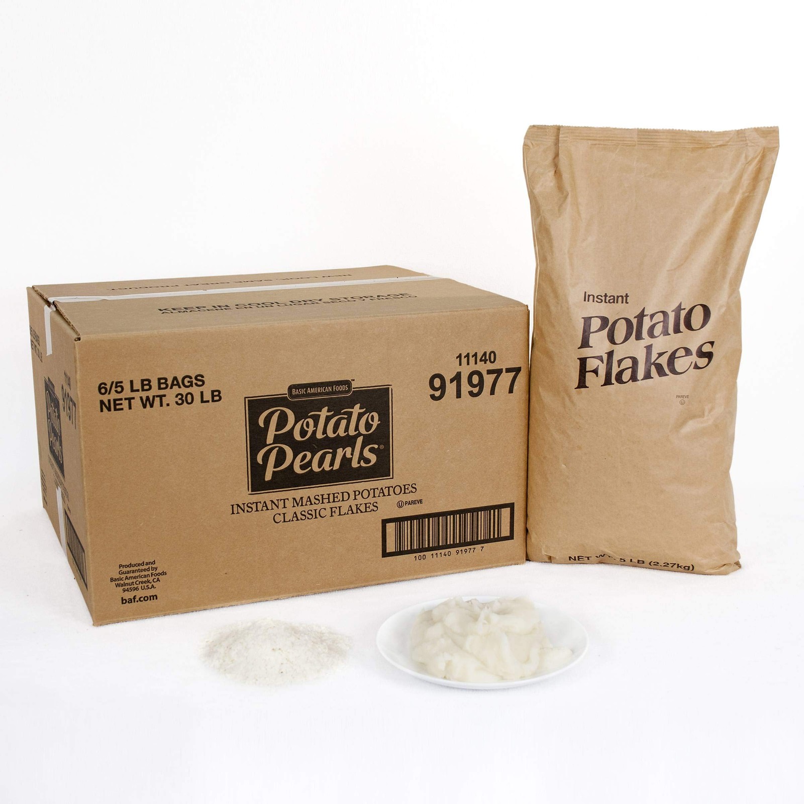 Potato Flakes Instant, 5 Pound -- 6 Case gallery