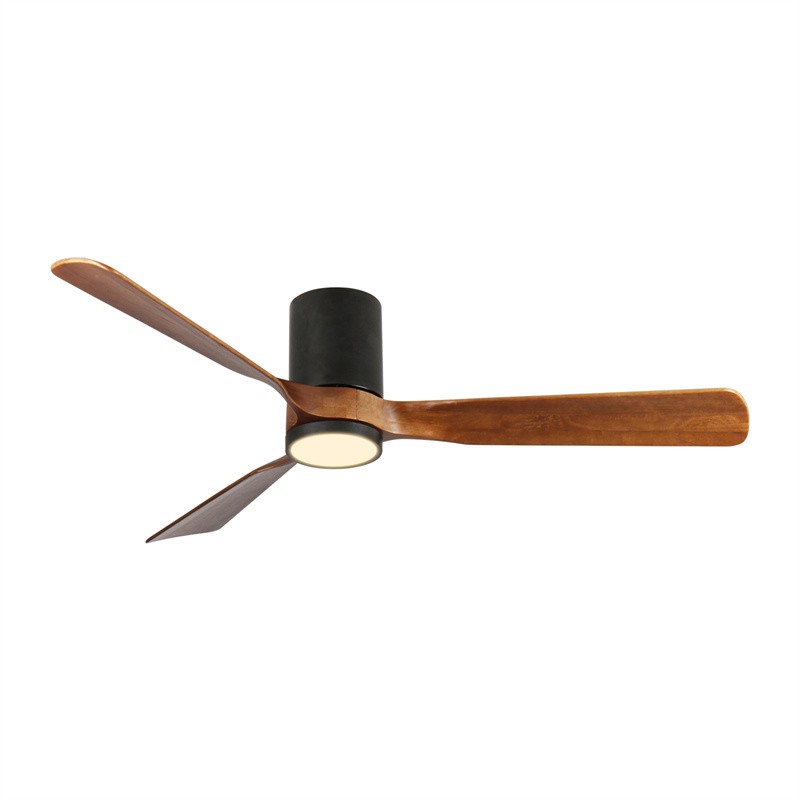 60" Wood Ceiling Fan Reversible DC Motor with LED Light & Remote Indoor Outdoor gallery